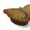 Miseczka na bakalie przekąski orzechy miska drewniana motyl 21x14x3cm