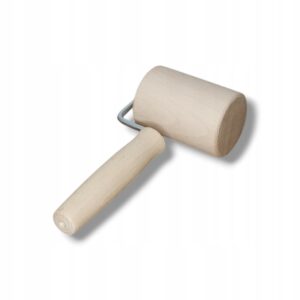 Drewniany wałek obrotowy bukowy do foremek wałeczek do blachy 7x17x5