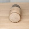 Podstawka do jajek drewniana regionalna bukowa kieliszek muszle 5x4,5cm