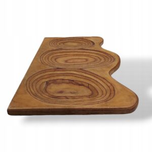 Taca drewniana kuchenna deserówka na przystawki olejowana 30x21x1,5 cm