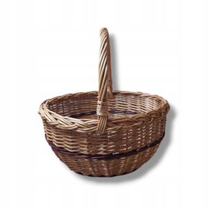 Koszyk wiklinowy kosz na owoce grzyby Wielkanoc śr. 27 cm
