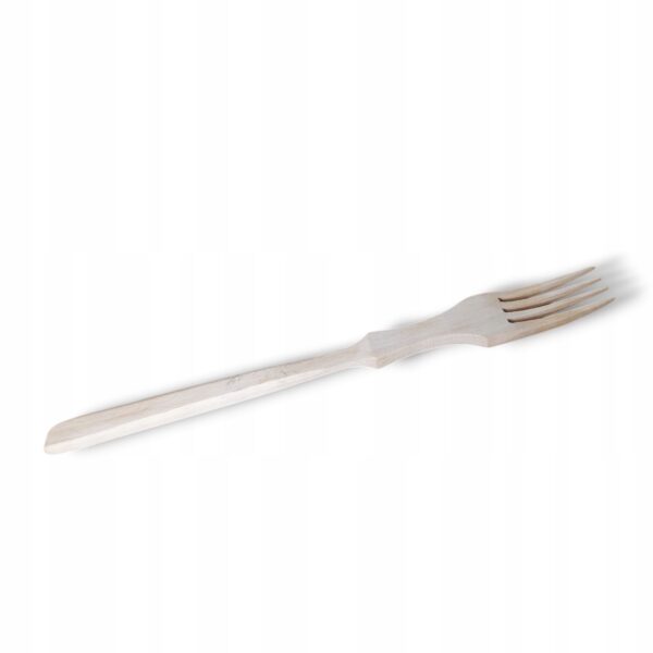 Widelec drewniany regionalny bukowy eko naturalny 24 cm