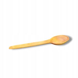 Łyżeczka drewniana regionalna do cukru soli przypraw czereśniowa 16cm