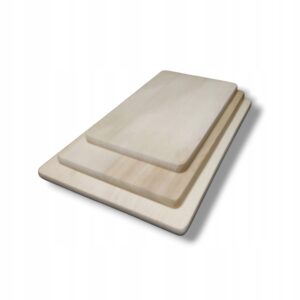 Zestaw 3szt deski drewniane do krojenie bukowe z uchwytem 28cm 33 cm 35cm