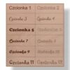 Pudełko drewniane skrzynka biała z grawerem komunia święta chrzest 40x30x14