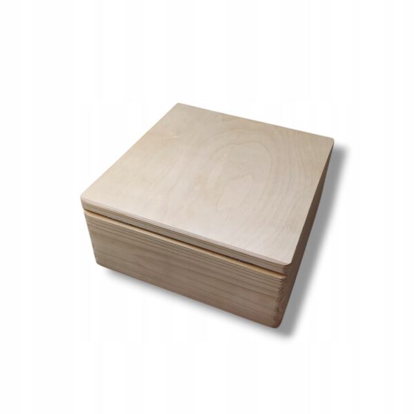 Pudełko drewniane szkatułka do przechowywania baza pod grawer 30x30x13cm