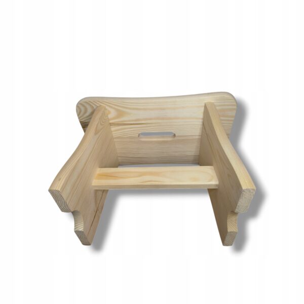 Stołek taboret drewniany RYCZKA krzesełko, zydel wytrzymały 39x23x27