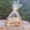 Skrzynka DREWNIANA KOSZYK opalana prezent na walentynki urodziny 23x15x8cm
