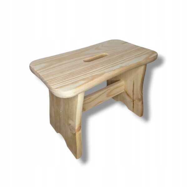 Stołek taboret drewniany RYCZKA krzesełko, zydel wytrzymały 39x23x27