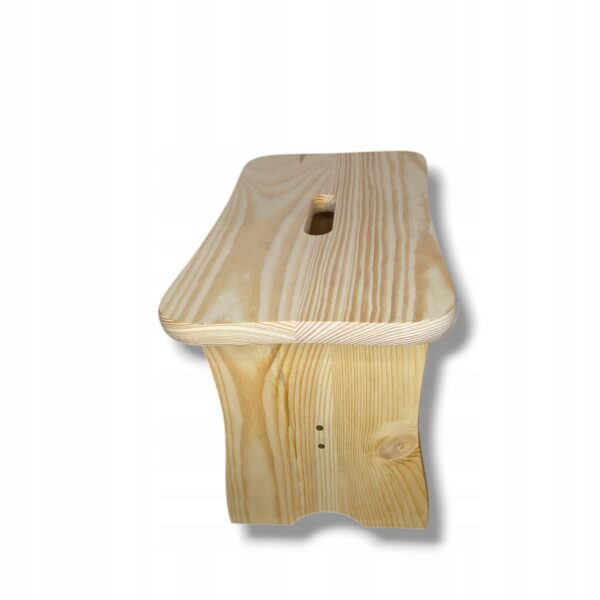 Stołek taboret drewniany RYCZKA krzesełko, zydel wytrzymały 39x23x27