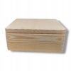 Pudełko drewniane skrzynka zamykana pod grawer baza naturalna - 30x20x10 cm