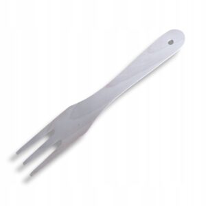 Widelec drewniany regionalny bukowy eko Naturalny trójzębny 28 cm